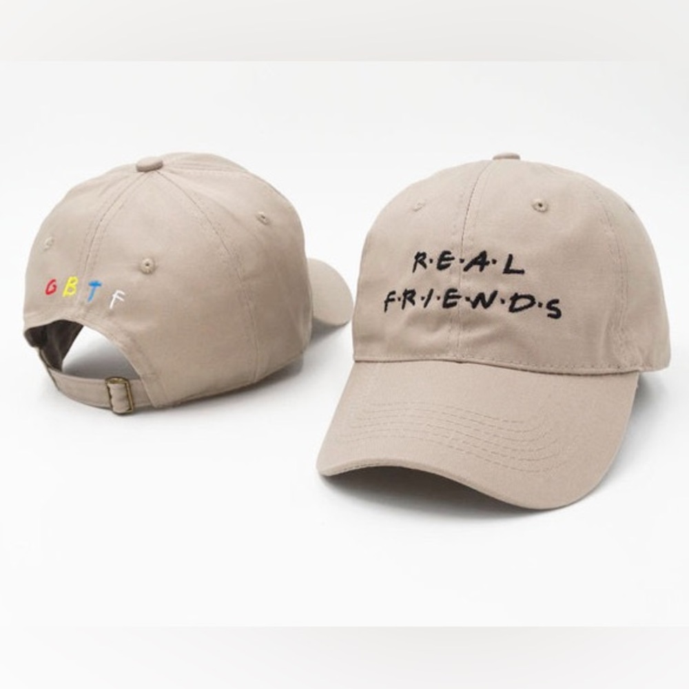 GOD BLESS THE FRESH “Real Friends” Cap - Tan